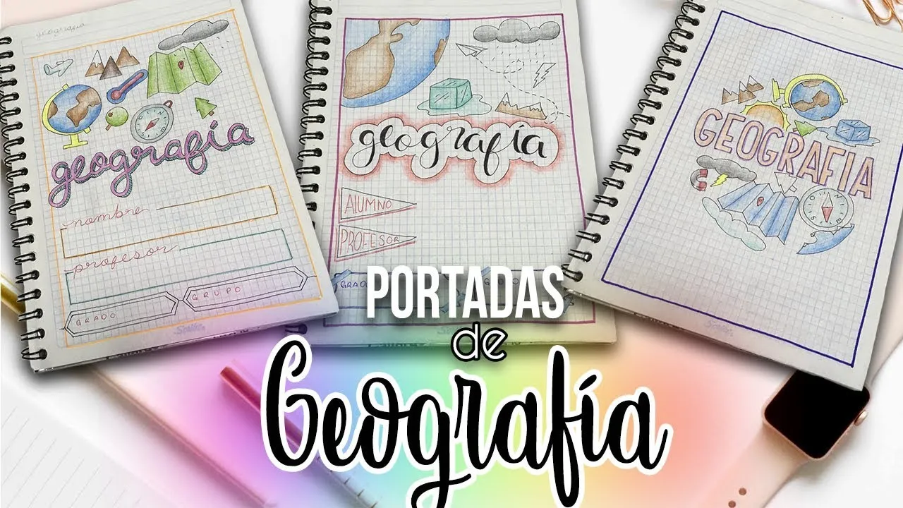 Portadas bonitas de geografía