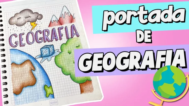 Portadas de geografia: fáciles, para imprimir, secundaria…