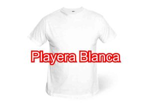 playera blanca