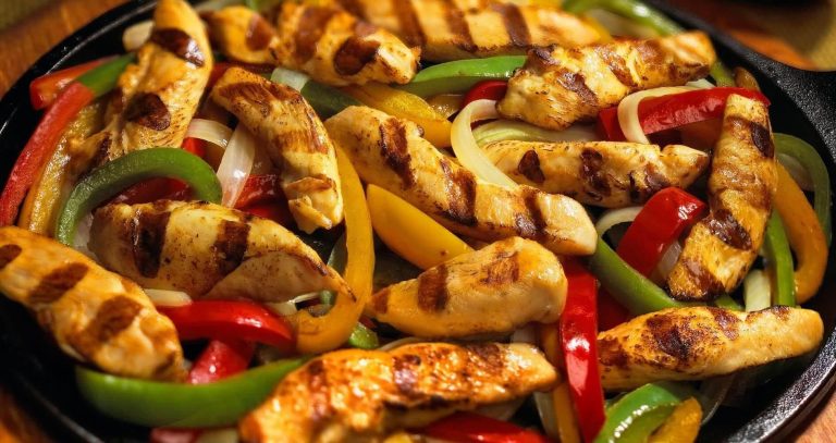 Fajitas de pollo receta