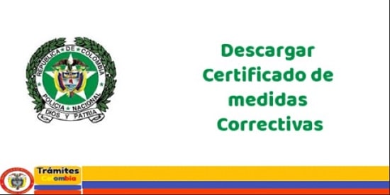 Obtención del certificado de registro nacional de medidas correctivas
